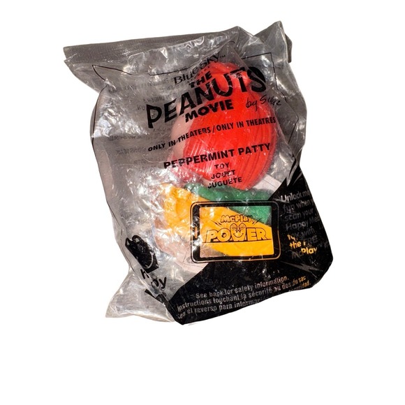 McDonald's Other - McDonald's 2015 Peanuts Movie PEPPERMINT PATTY w/ Sled Happy Meal Toy #8 NIP!